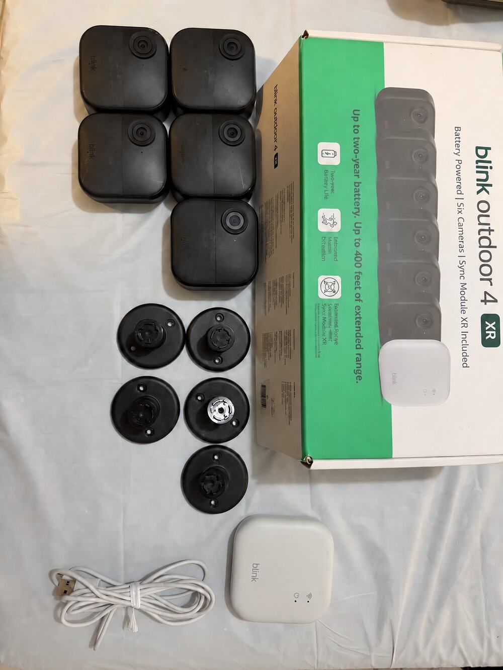Blink Outdoor 4 5-Camera Security System Sync Module XR Mounts Tested